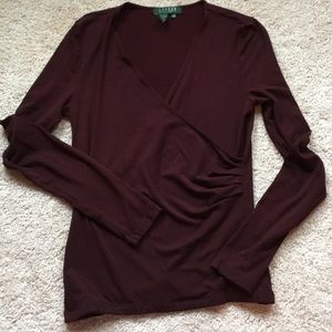 Ralph Lauren wrap top